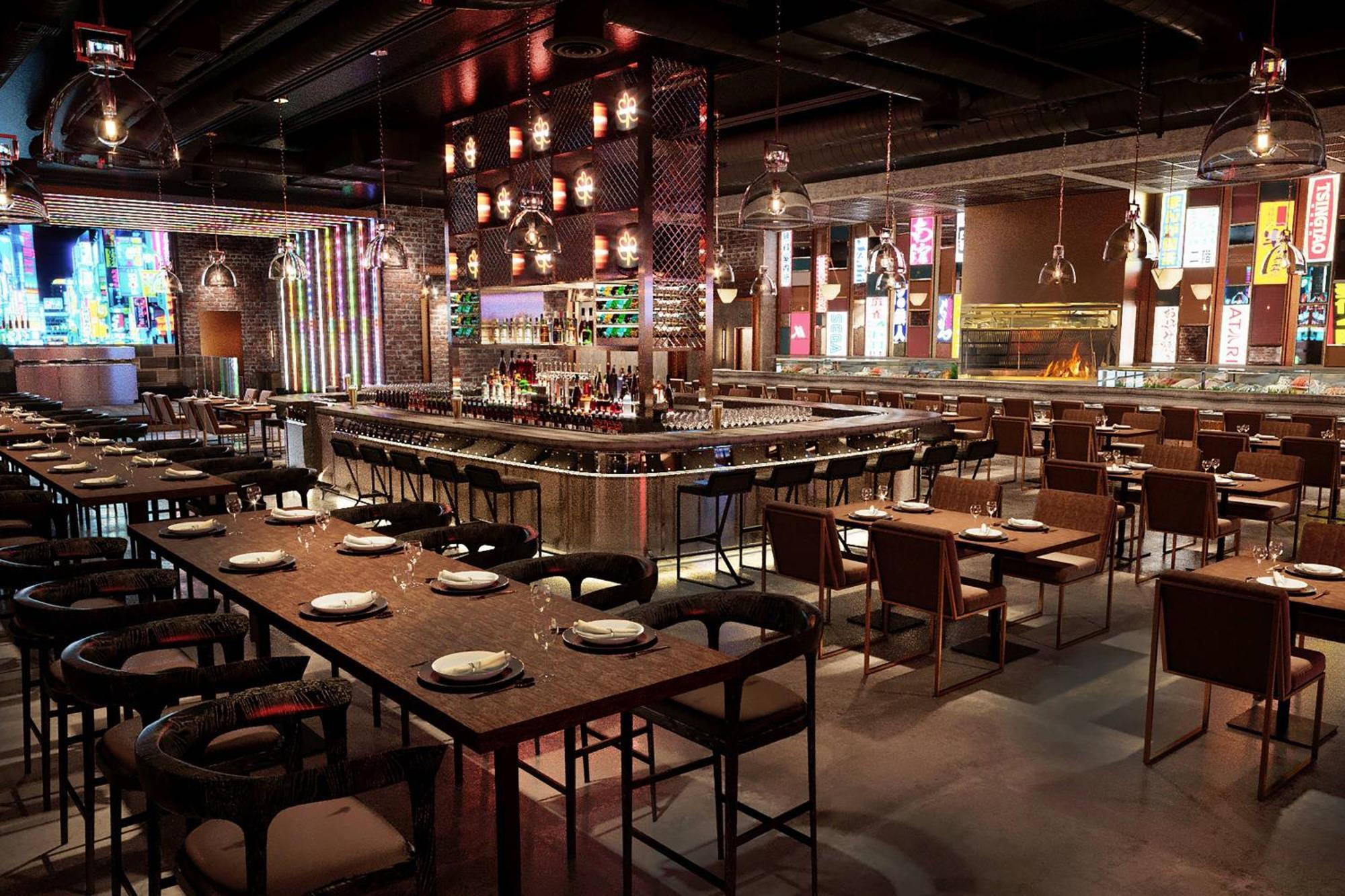 Marriott Resort Palm Jumeirah, Dubai Exterior photo Interior of a restaurant in Hong Kong